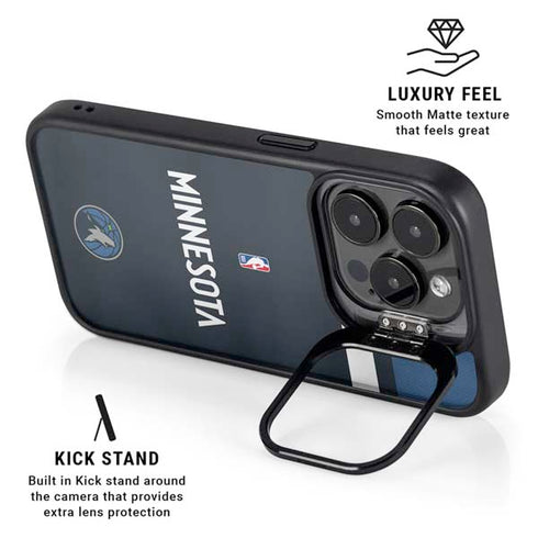 NBA Minnesota Timberwolves Jersey iPhone 15 Pro Max Kickstand Case